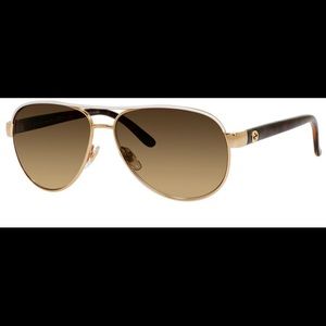 Gucci aviators in white and brown! Great condition